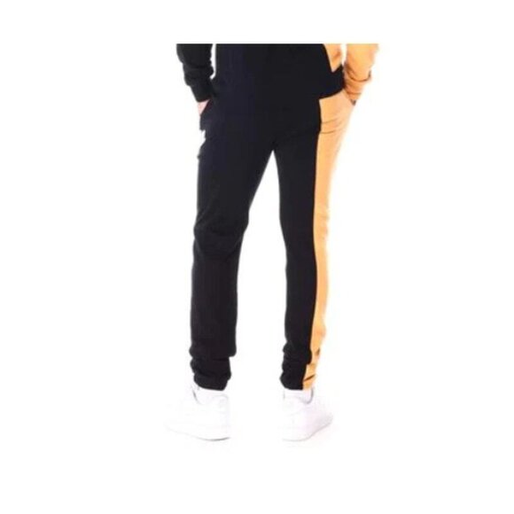 AKOO XXL Varsity Colorblock Jogger Black NWT Drawstring - Picture 3 of 13